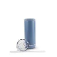4 in 1 Powder Coated Can Cooler Speaker Case (25 Units) — Winter Sky