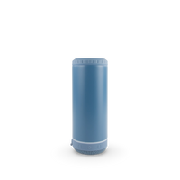 4 in 1 Powder Coated Can Cooler Speaker Case (25 Units) — Winter Sky