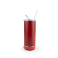 4 in 1 Powder Coated Can Cooler Speaker Case (25 Units) — Cranberry Spice