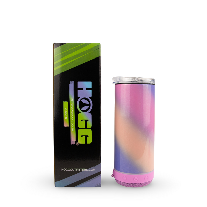 4 in 1 Sublimatable Holographic Speaker Can Cooler Case (25 Units) - Unicorn