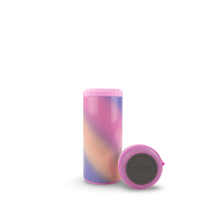 4 in 1 Sublimatable Holographic Speaker Can Cooler Case (25 Units) - Unicorn