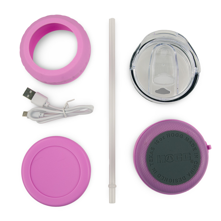 4 in 1 Sublimatable Holographic Speaker Can Cooler - Unicorn