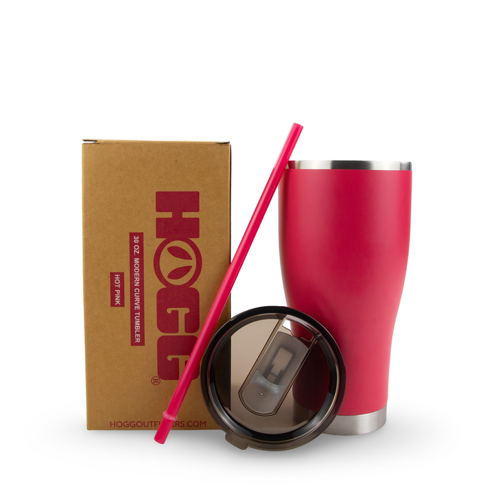 30oz Powder Coated Modern Curve Tumbler Case