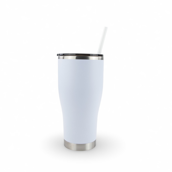 30oz Powder Coated Modern Curve Tumbler Case
