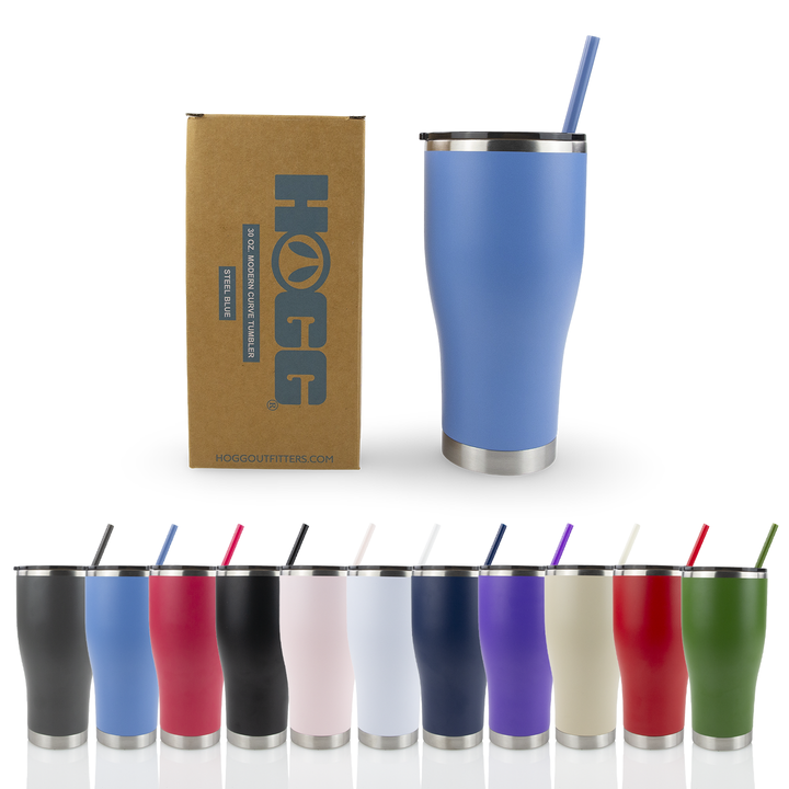 30oz Powder Coated Modern Curve Tumbler — Color Assortment
