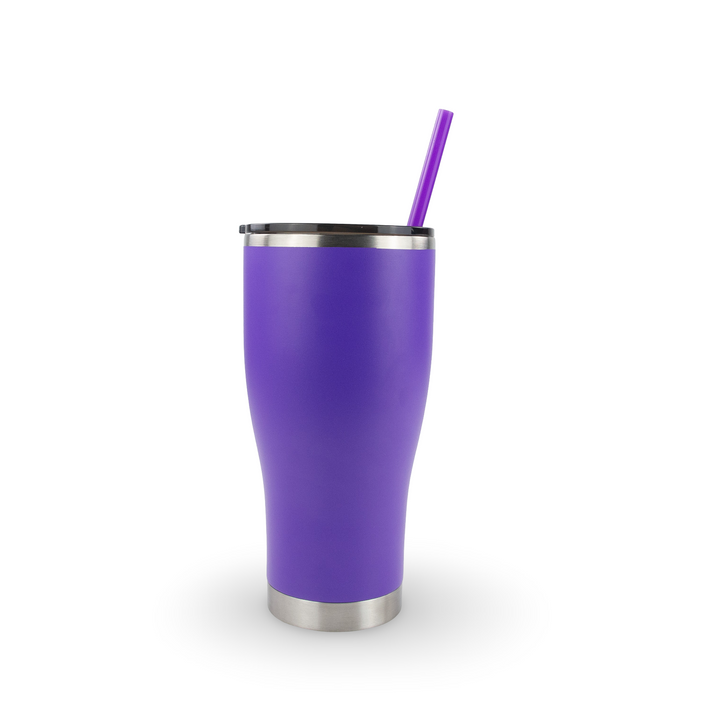 30oz Powder Coated Modern Curve Tumbler Case