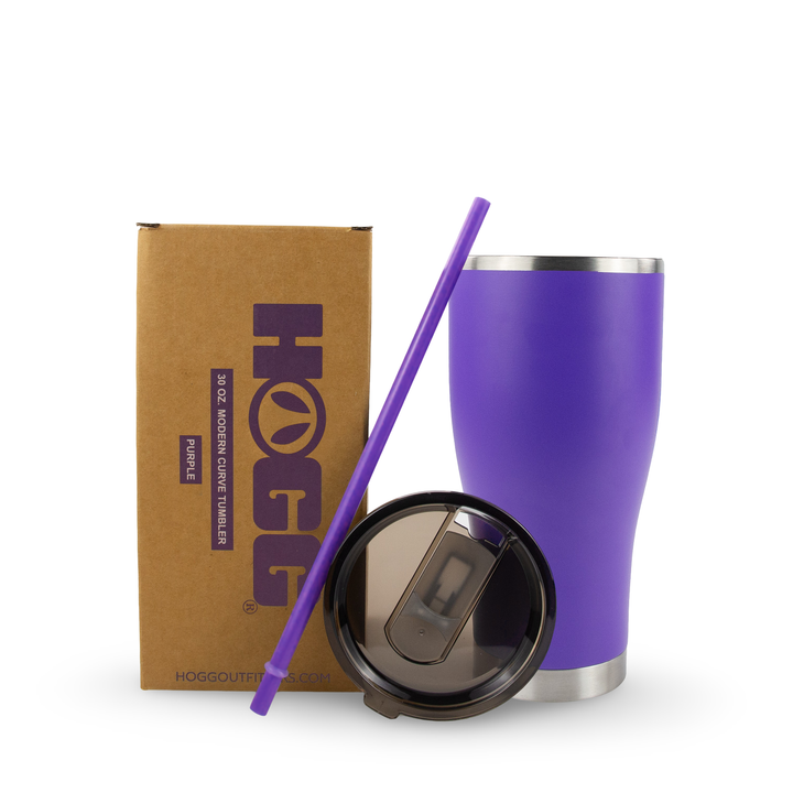 30oz Powder Coated Modern Curve Tumbler Case
