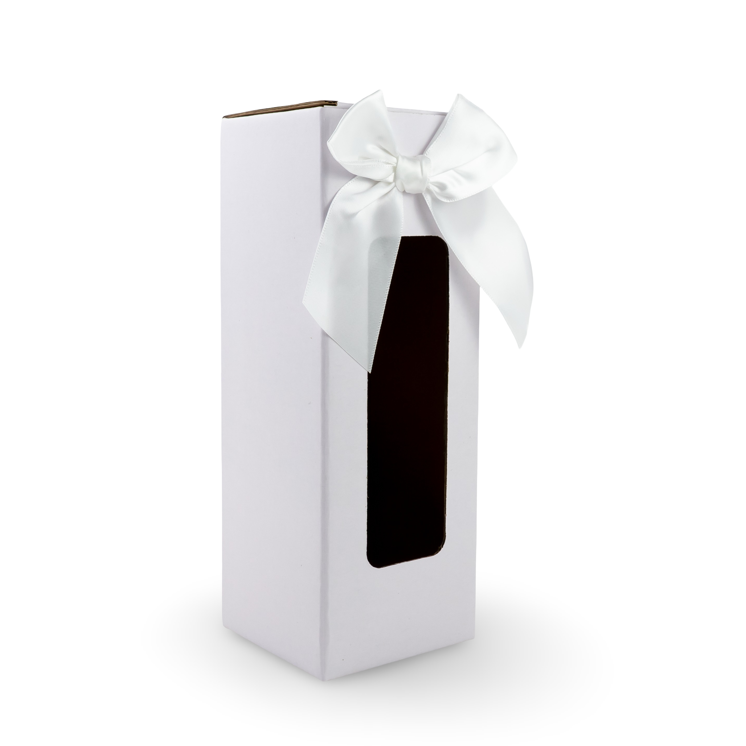20oz SKINNY WINDOW GIFT BOX & BOW - 4 PACK