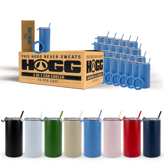 4 in 1 POWDER COATED CAN COOLER CASE (24 UNITS)