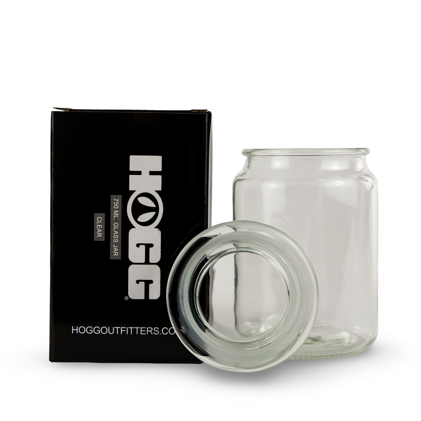 750ml SUBLIMATABLE GLASS JAR CASE (25 UNITS) - CLEAR