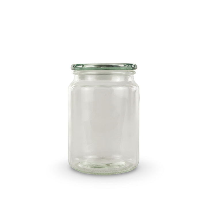 750ml Sublimatable Glass Jar Case (25 Units) - Clear