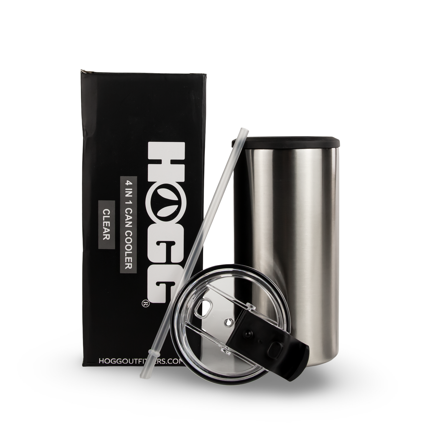 SUBLIMATABLE 4 IN 1 CAN COOLER - CLEAR