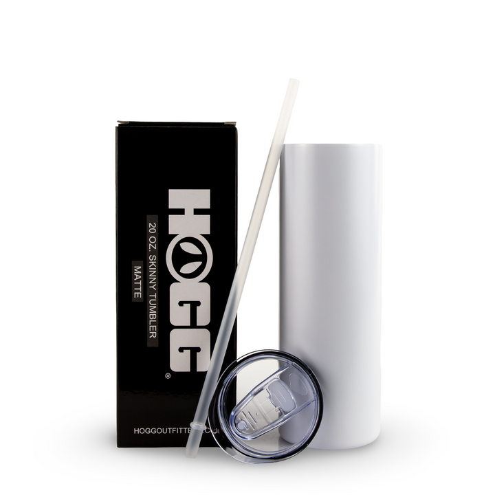 20oz Sublimation Blank Skinny Tumbler Case (24 Units) - Matte