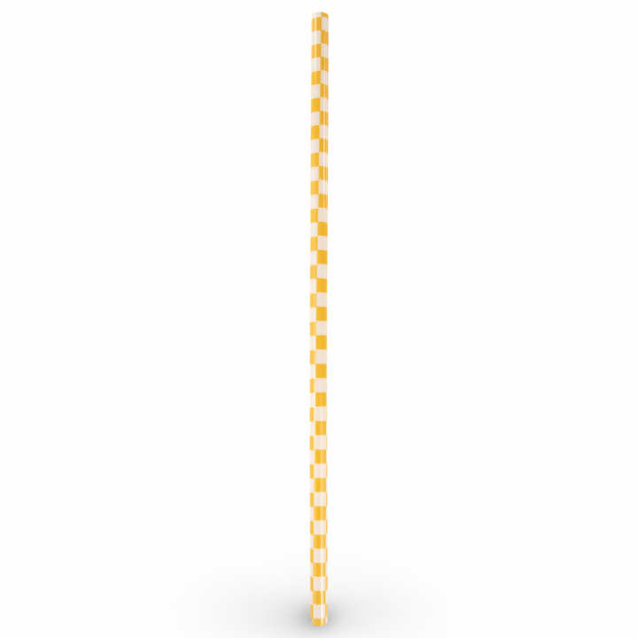 Daydream Club - 11" Checkered Straws (24 Pack) - detail view | drinkware straw accessory