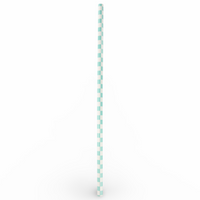 Daydream Club - 11" Checkered Straws (24 Pack) - top view | drinkware straw accessory