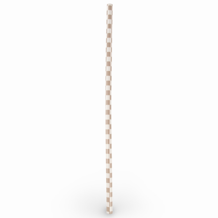 Daydream Club - 11" Checkered Straws (24 Pack) - lifestyle view | drinkware straw accessory