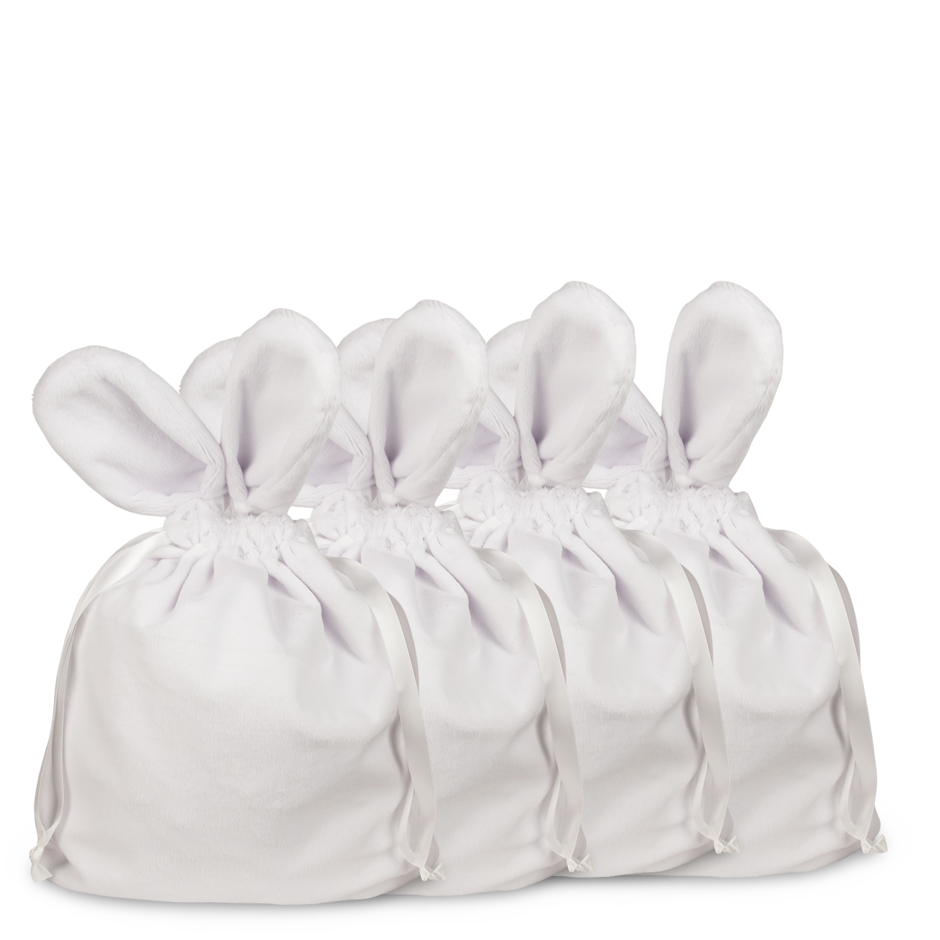 Sublimatable Bunny Drawstring Bag (4 Pack) - sublimatable home decor blank for personalized gifts and custom home decor