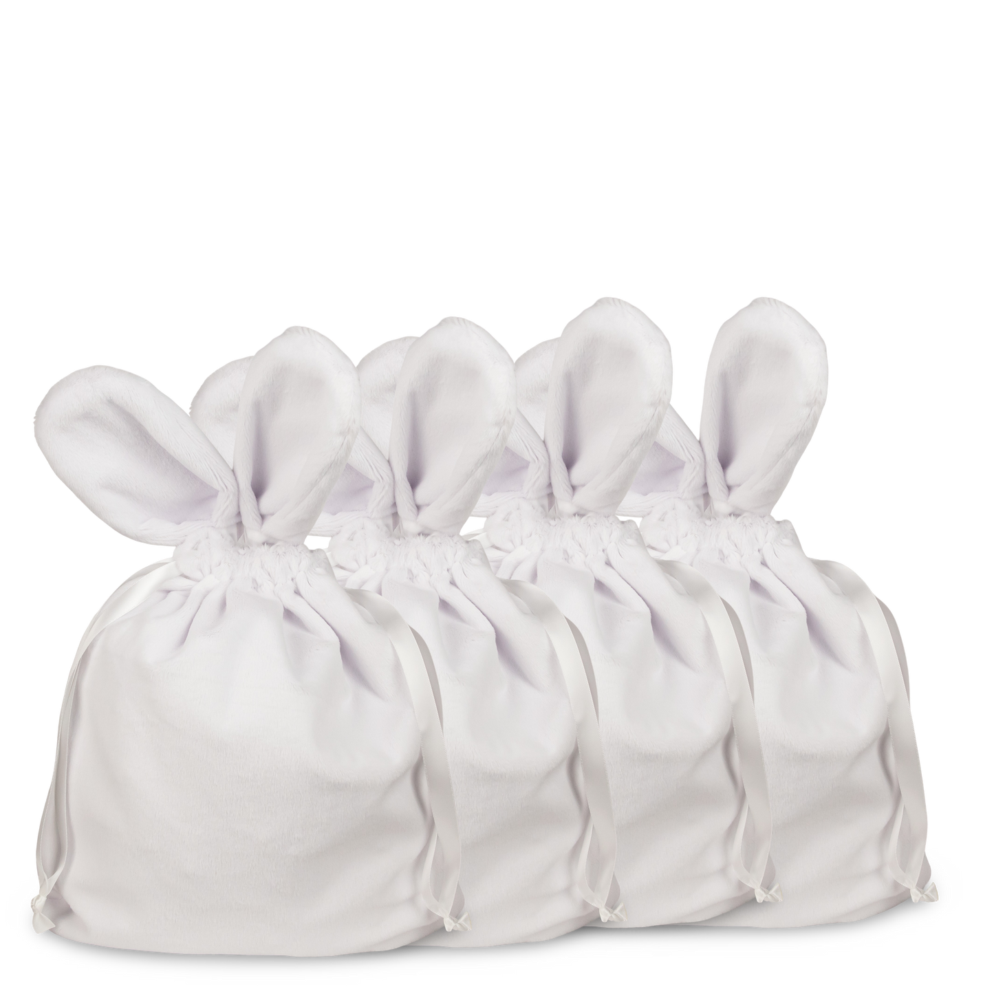 Sublimatable Bunny Drawstring Bag (4 Pack) - sublimatable home decor blank for personalized gifts and custom home decor