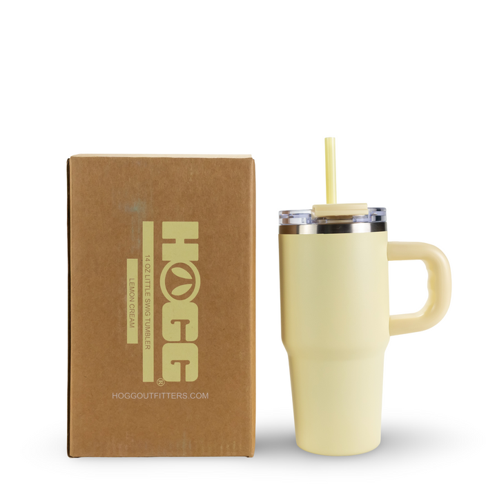 Daydream Club - 14oz Powder Coated Little Swig Tumbler Case (24 Units) — Lemon Cream