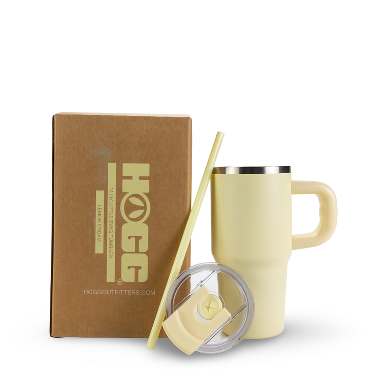Daydream Club - 14oz Powder Coated Little Swig Tumbler Case (24 Units) — Lemon Cream