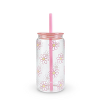 Daydream Club - 16oz Glass Can Tumbler — Daisy Drift