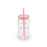 Daydream Club - 16oz Glass Can Tumbler — Daisy Drift