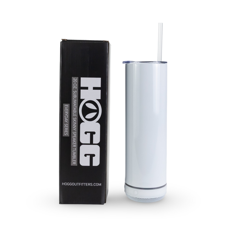 20oz Sublimation Blank Skinny Speaker Tumbler - Everyday Series (Case 24 Units)
