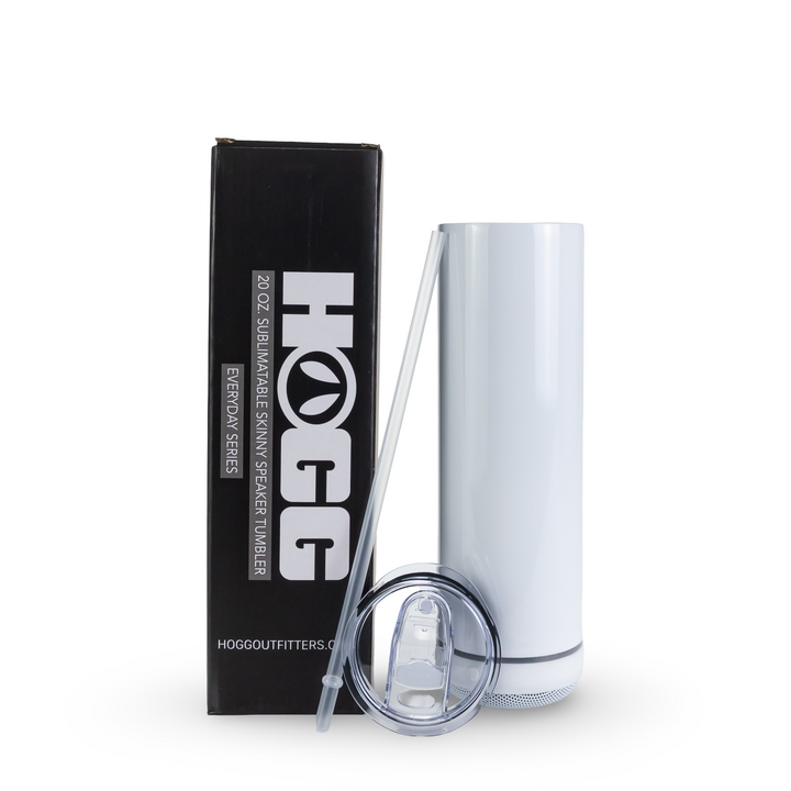 20oz Sublimation Blank Skinny Speaker Tumbler - Everyday Series (Case 24 Units)