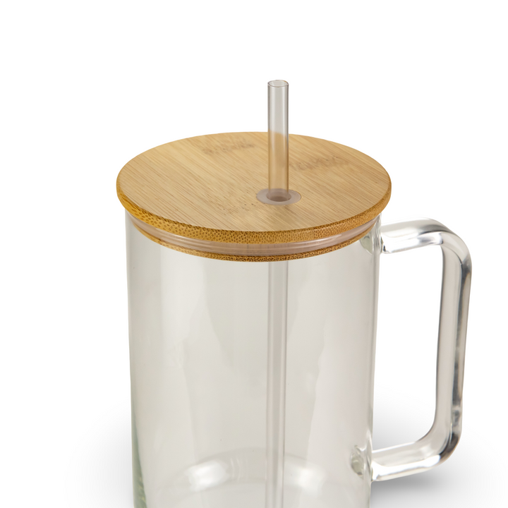 40oz Sublimatable Clear Glass Handle Tumbler Case (12 Units)