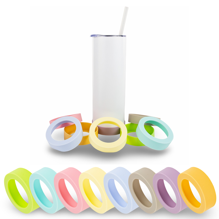 Daydream Club - Silicone Bottom Sleeves - drinkware straw accessory for tumbler businesses and personalized drinkware