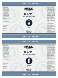 Hogg Speed Quick Dry Epoxy Kits — 16oz Kit — Part A resin and Part B hardener labels