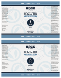 Hogg Speed Quick Dry Epoxy Kits — 64oz Kit — Part A resin and Part B hardener labels