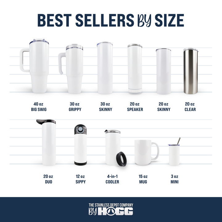 40oz Sublimatable Big Swig Tumbler