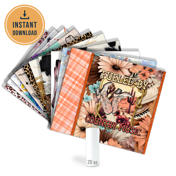 Digital Sublimation Designs - Southern Girl Tumbler Wraps