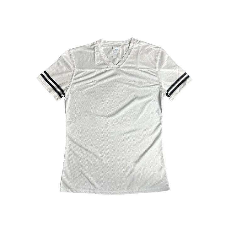 Sublimatable Football Jersey - front view | sublimatable apparel blank