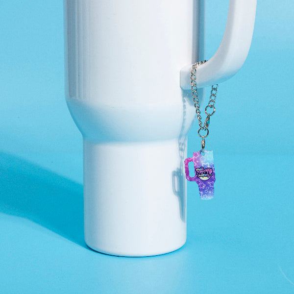 Sublimatable Tumbler Charm Tag - 12 Pack - scale reference | sublimatable accessory blank