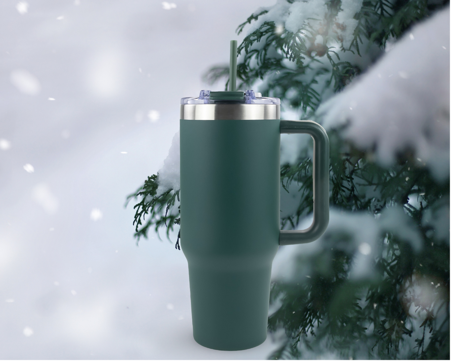 40oz POWDER COATED BIG SWIG TUMBLER - WINTER WONDERLAND COLLECTION