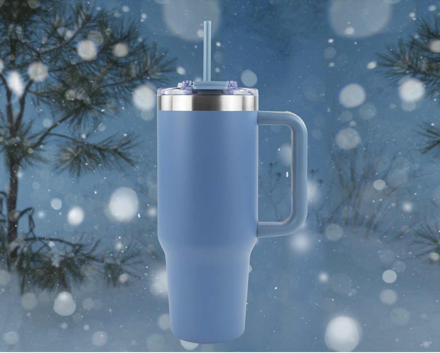 40oz POWDER COATED BIG SWIG TUMBLER - WINTER WONDERLAND COLLECTION