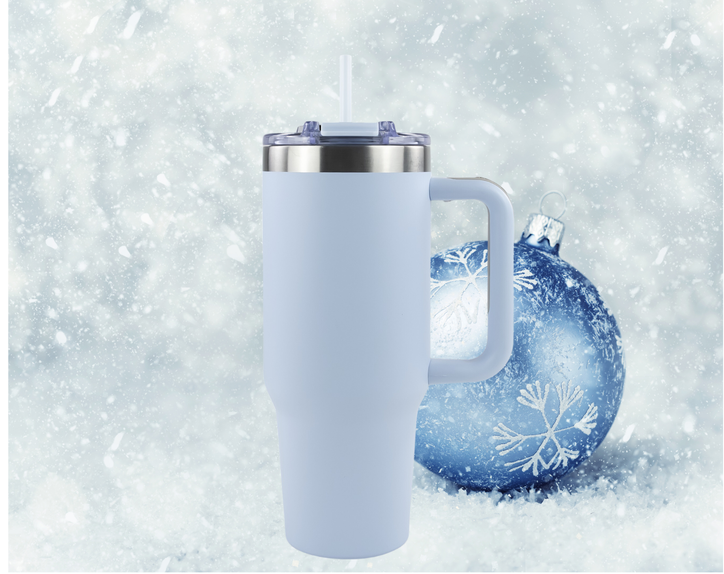 40oz POWDER COATED BIG SWIG TUMBLER - WINTER WONDERLAND COLLECTION