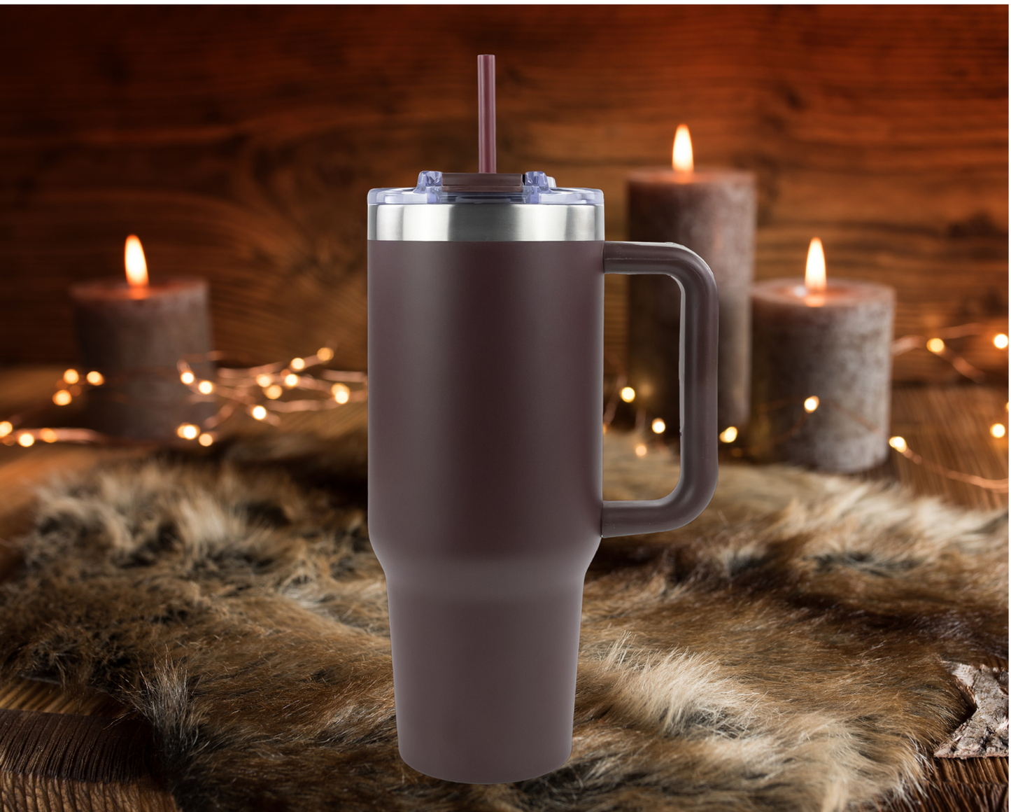 40oz POWDER COATED BIG SWIG TUMBLER - WINTER WONDERLAND COLLECTION