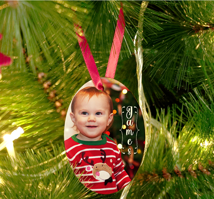 Sublimatable Mdf Ornaments - 4 Pack - close-up | sublimatable personalized gift blank