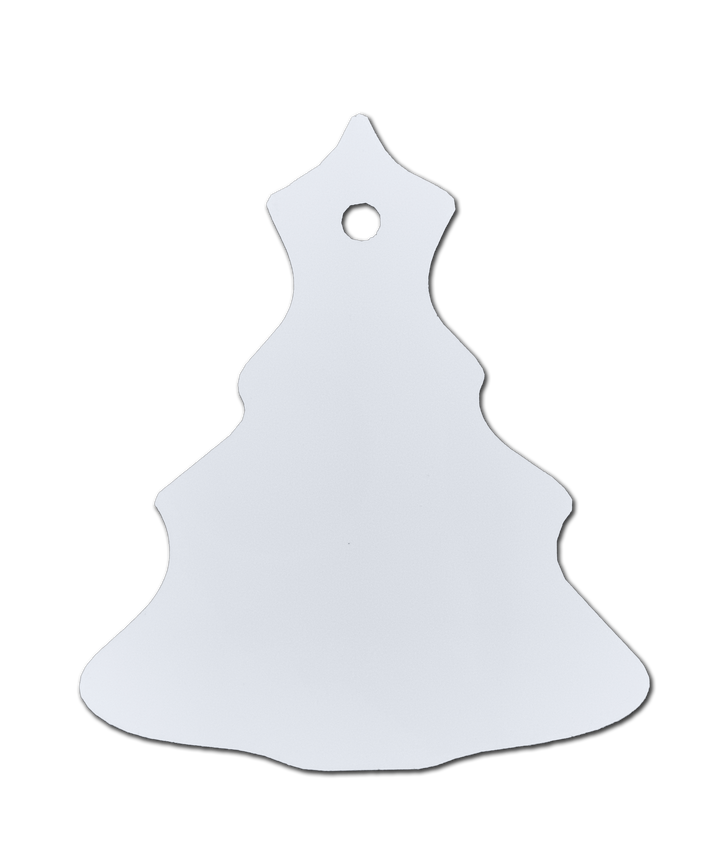 Sublimatable Mdf Ornaments - 4 Pack - front view | sublimatable personalized gift blank