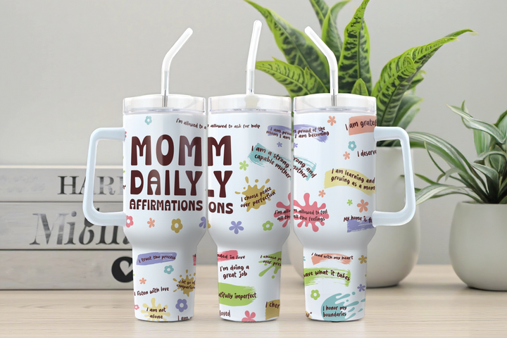 Assorted Ready to Press Sublimation Tumbler Prints (12 Pack) - Mother's Day 2025 — 40oz Traveler