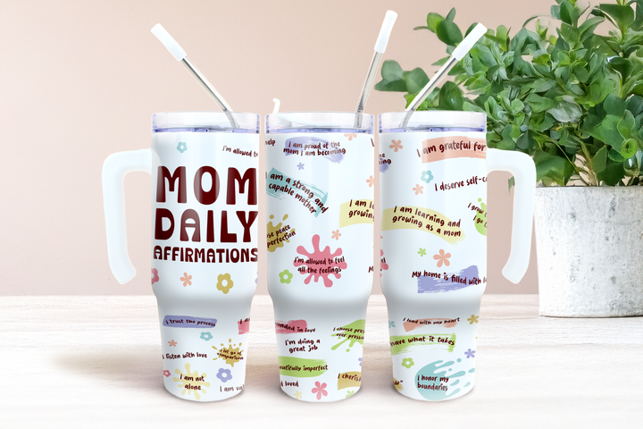 Assorted Ready to Press Sublimation Tumbler Prints (12 Pack) - Mother's Day 2025 — 30oz Grippy