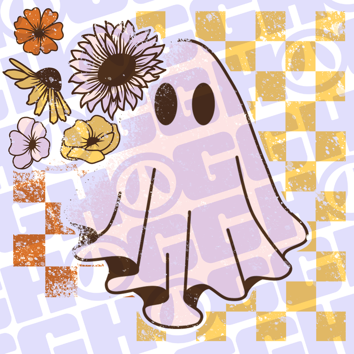 Multi Product Use - Digital Sublimation Designs - Fall 2025 — Retro Fall Ghost