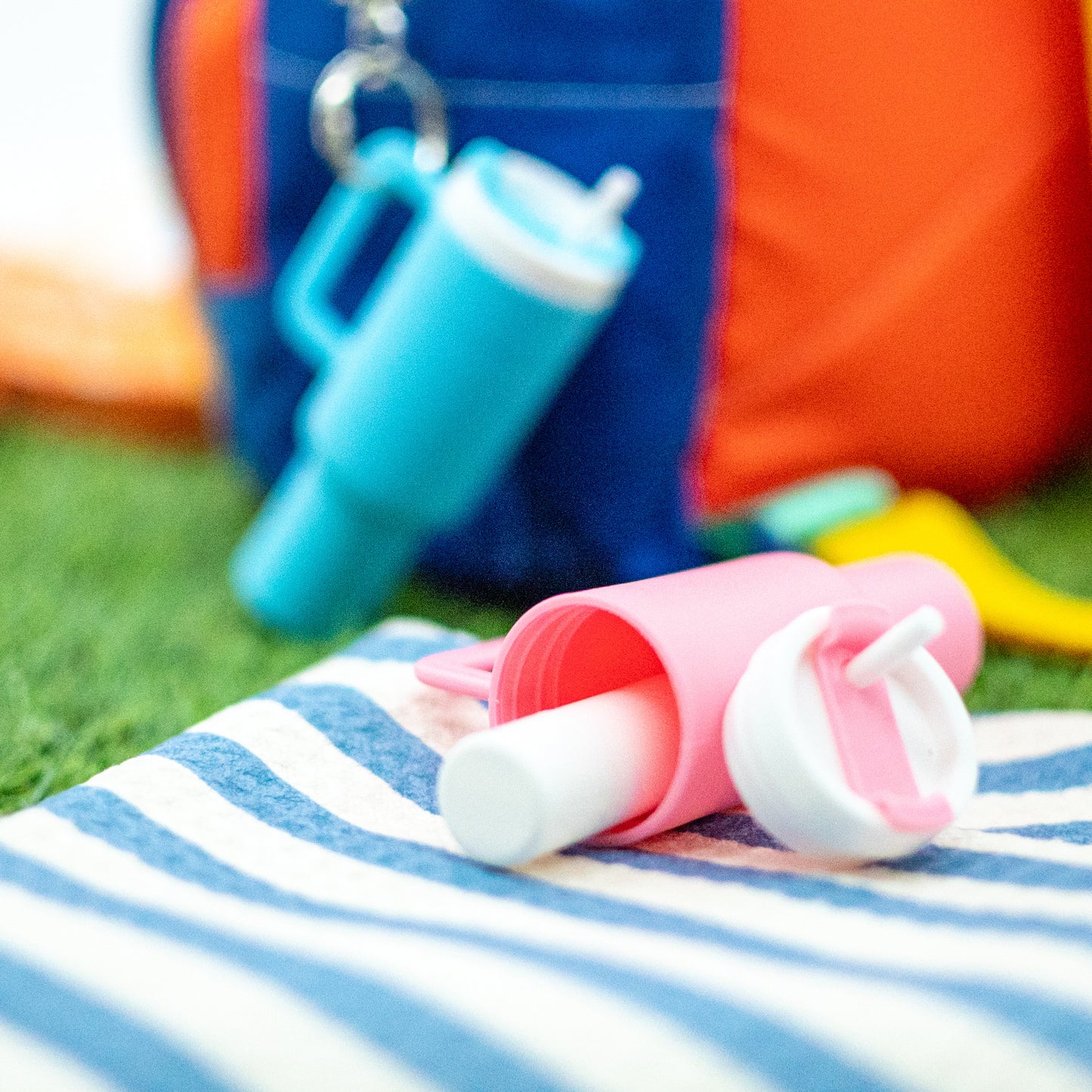 MINI TUMBLER CHAPSTICK HOLDER + KEYCHAIN