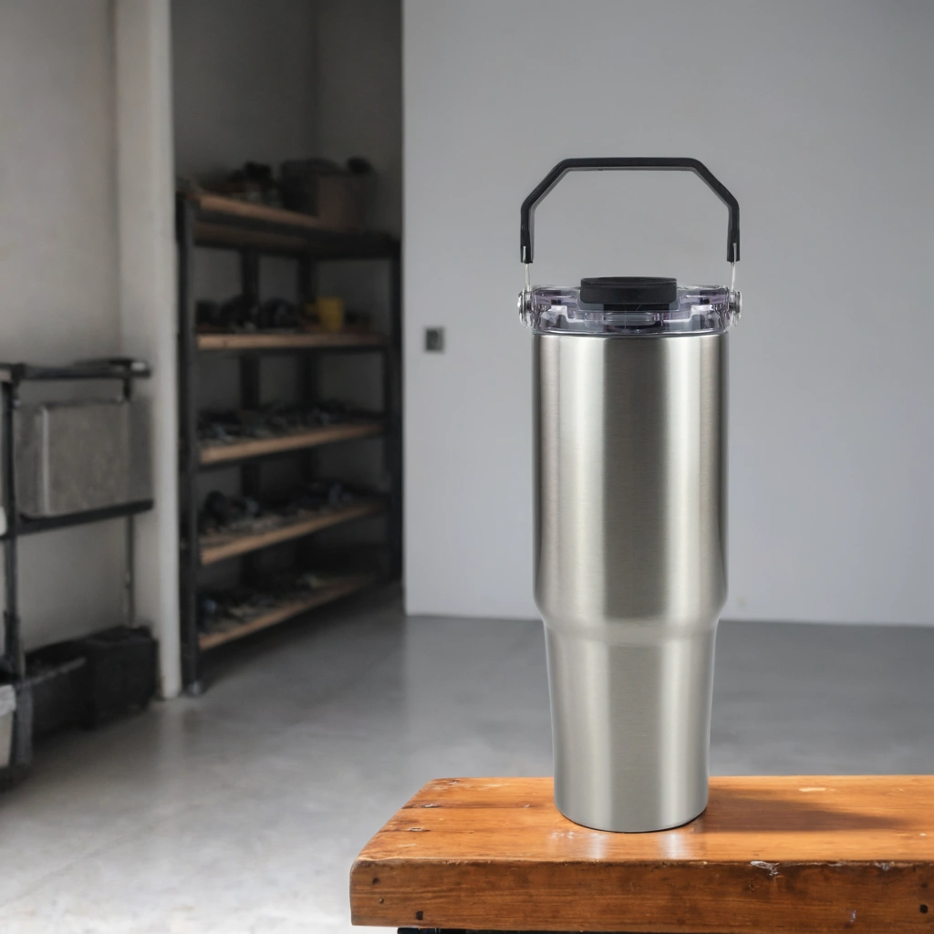 30oz SUBLIMATABLE CLEAR TRI-SIP TUMBLER