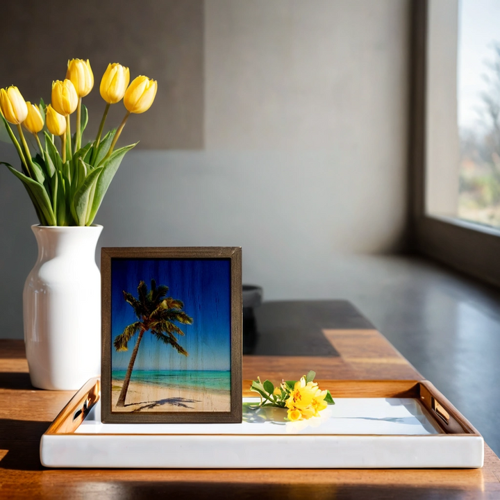 Sublimatable Wood Photo Panel - front view | sublimatable personalized gift blank