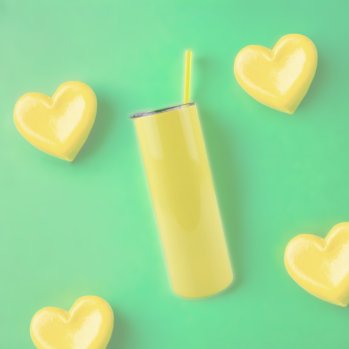 20oz Sublimation Blank Skinny Tumbler - Valentine's Collection