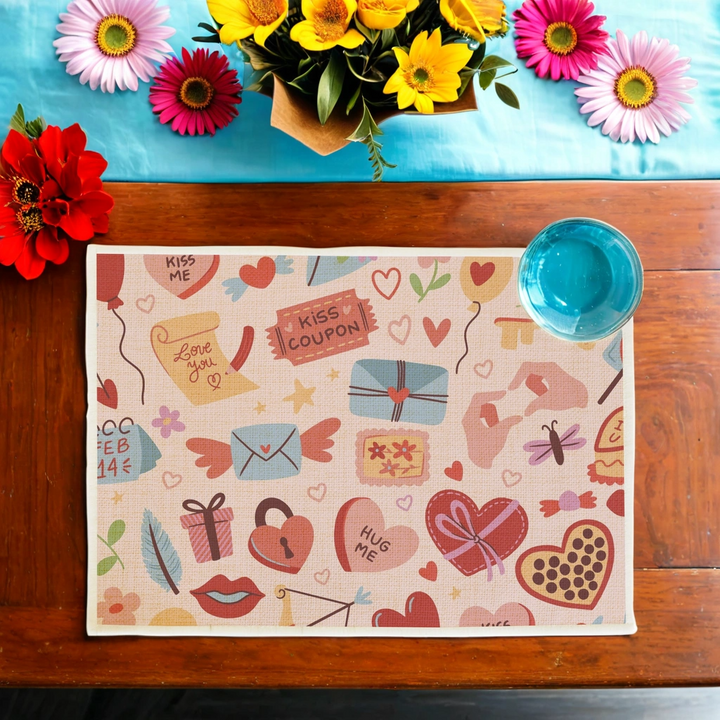 Sublimatable Linen Placemat - front view | sublimatable home decor blank
